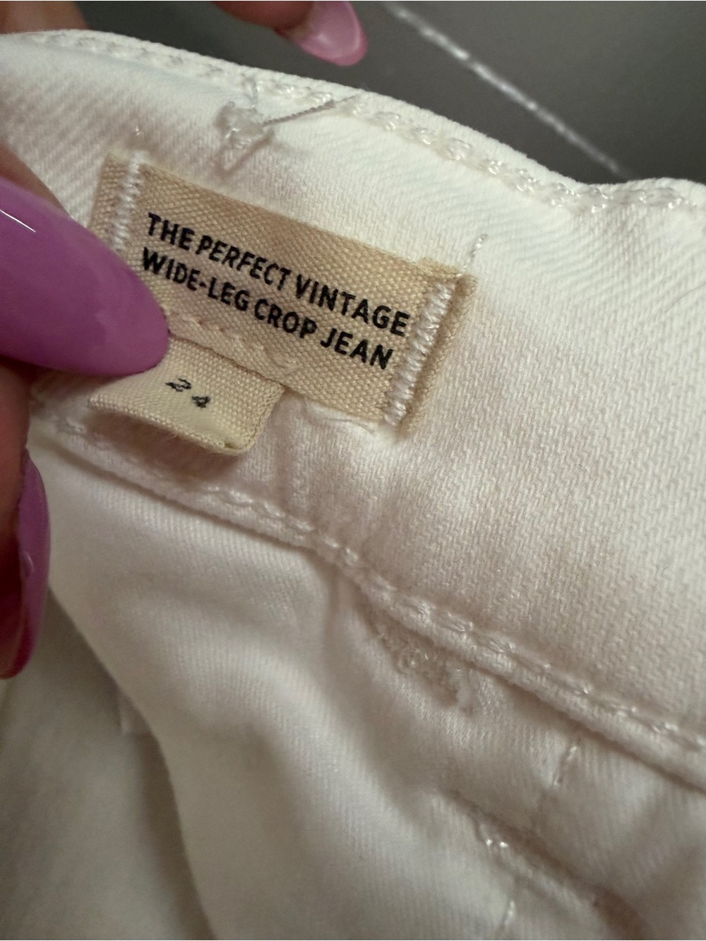 Madewell White Wide-Leg Jeans - Picture 2 of 6